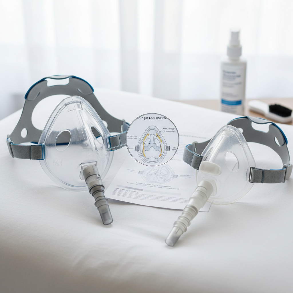 صورة مساعدة لمقال الفرق بين Full Face Mask و Nasal Mask: دليلك لاختيار الماسك المناسب لجهاز CPAP/BiPAP
