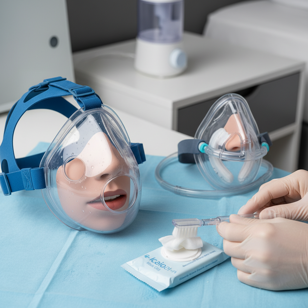 صورة توضيحية عملية مرتبطة بموضوع الفرق بين Full Face Mask و Nasal Mask: دليلك لاختيار الماسك الأنسب لجهاز التنفس
