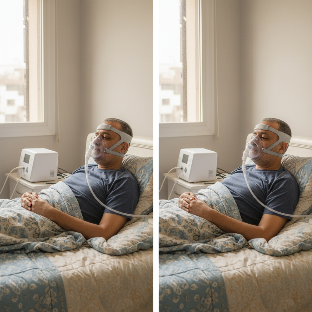 صورة توضيحية لمقال الفرق بين Full Face Mask و Nasal Mask: دليلك لاختيار قناع جهاز التنفس الأنسب