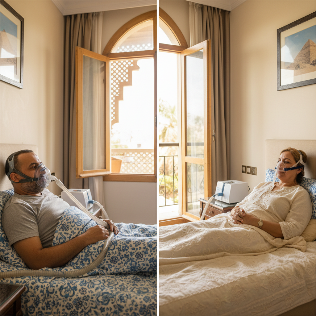 صورة توضيحية لمقال الفرق بين Full Face Mask و Nasal Mask: دليلك العملي لاختيار القناع الأنسب لجهاز CPAP أو BiPAP